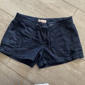 Banana Republic Linen Navy Shorts size 2